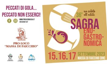 Sagra Enogastronomica a Massa di Faicchio, Benevento: degustazioni e cucina locale