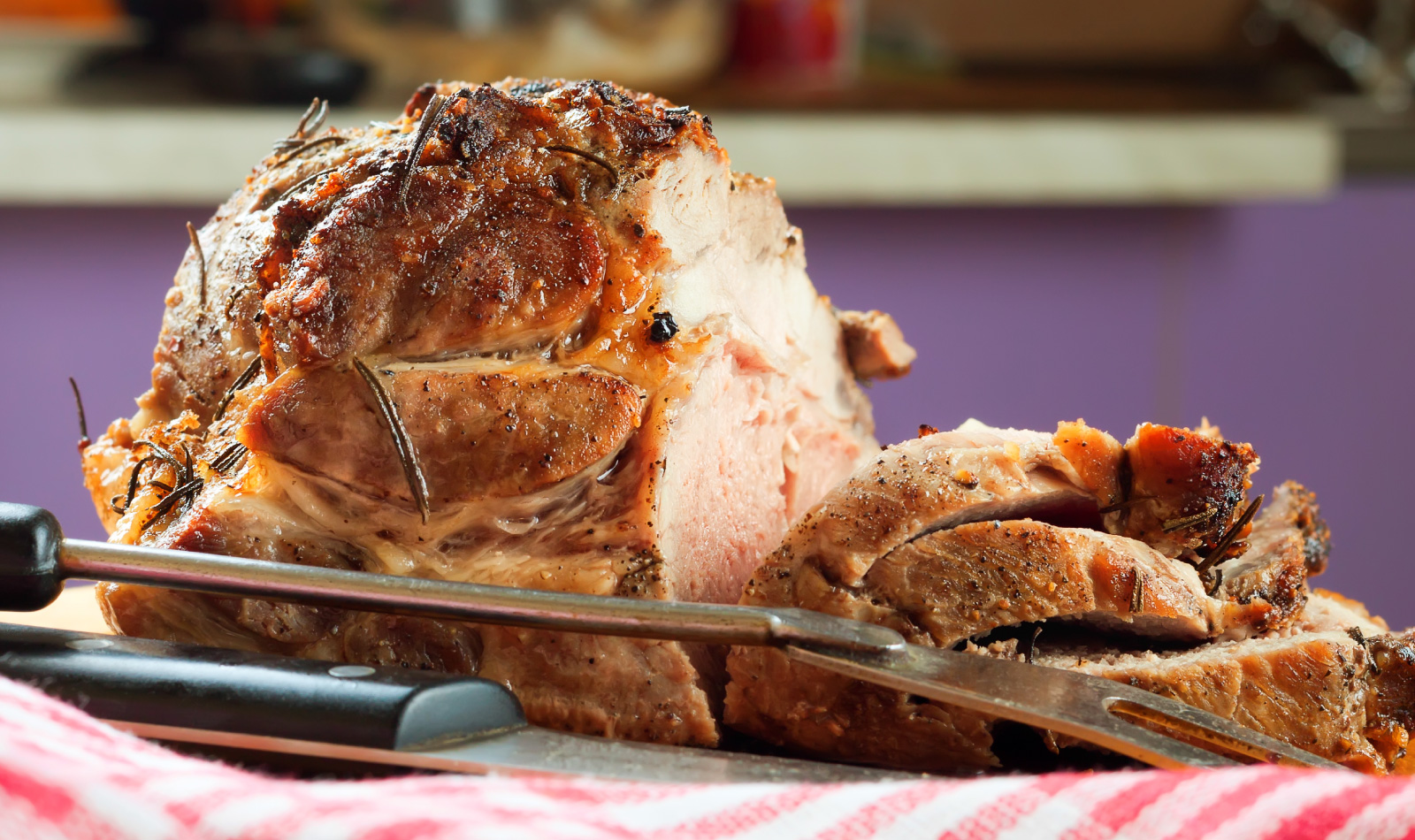 Pig to be cut during a festival