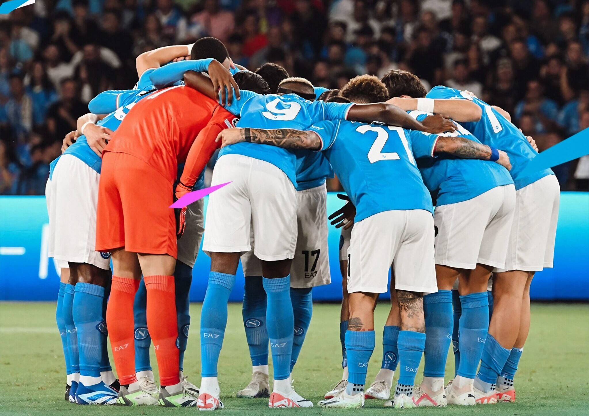 Equipe do SSC Napoli reunida