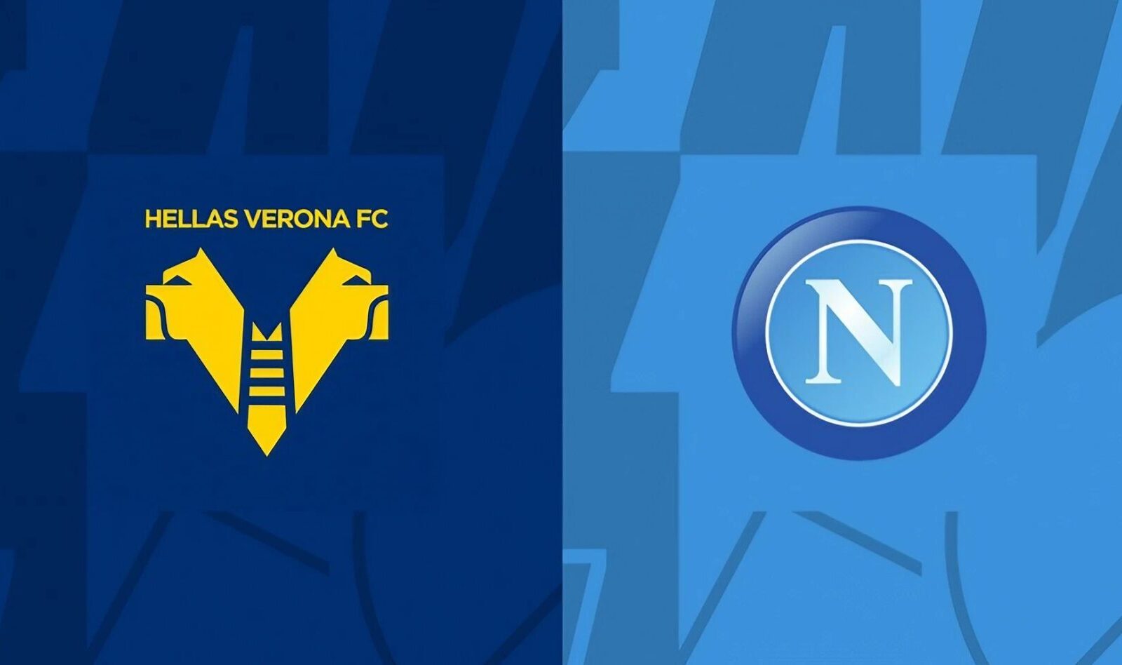 Verona Napoli loghi partita