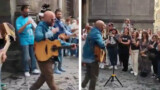 Неграмаро играет на улице Неаполя, вот видео