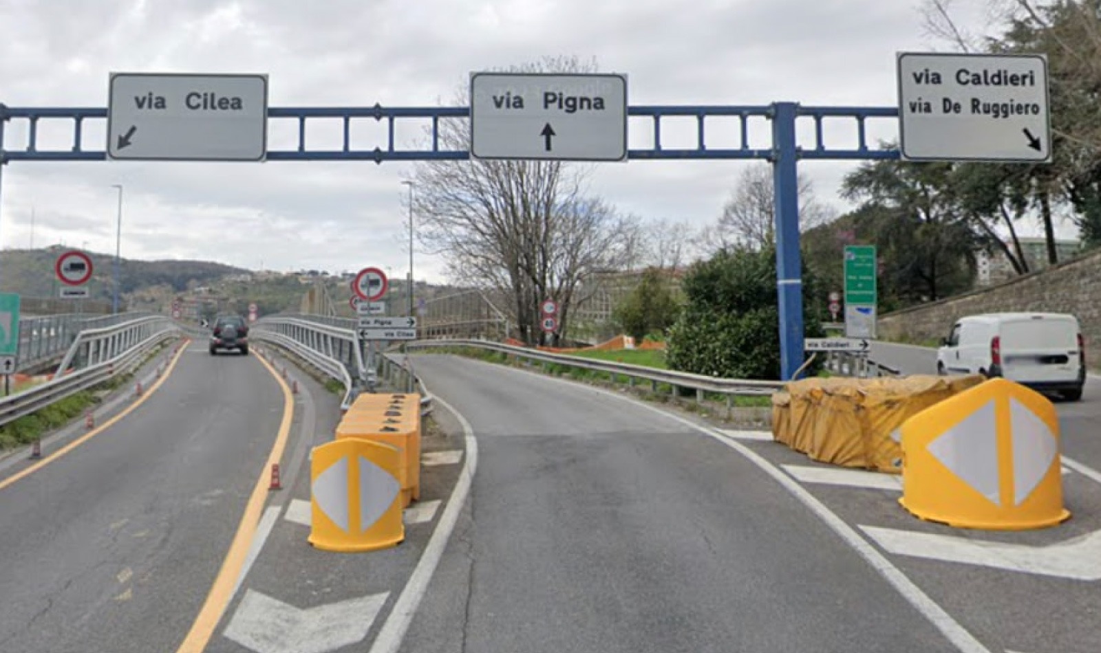 Rampa di Via Pigna, uscita Vomero di Napoli