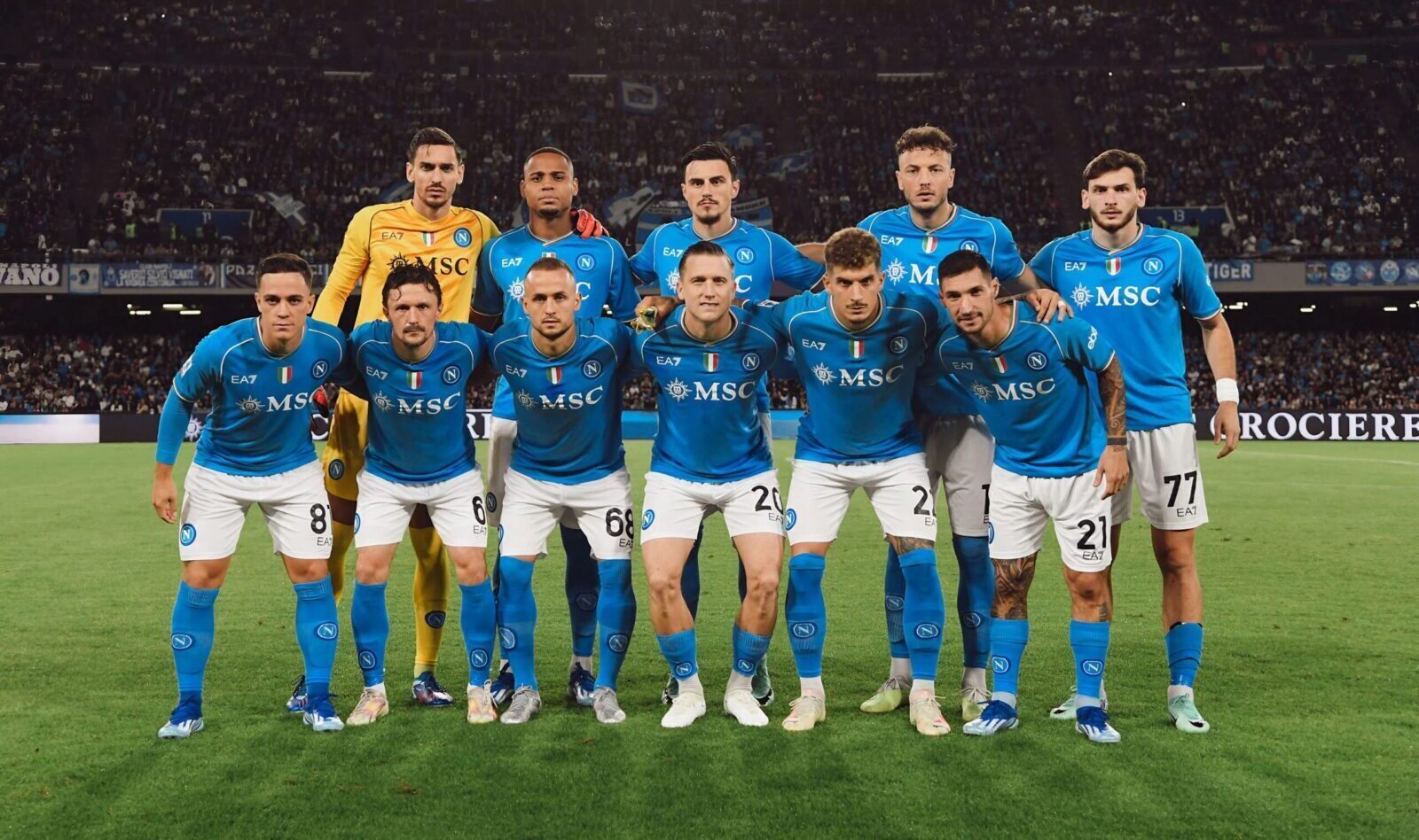 Entrenamiento del SSC Napoli