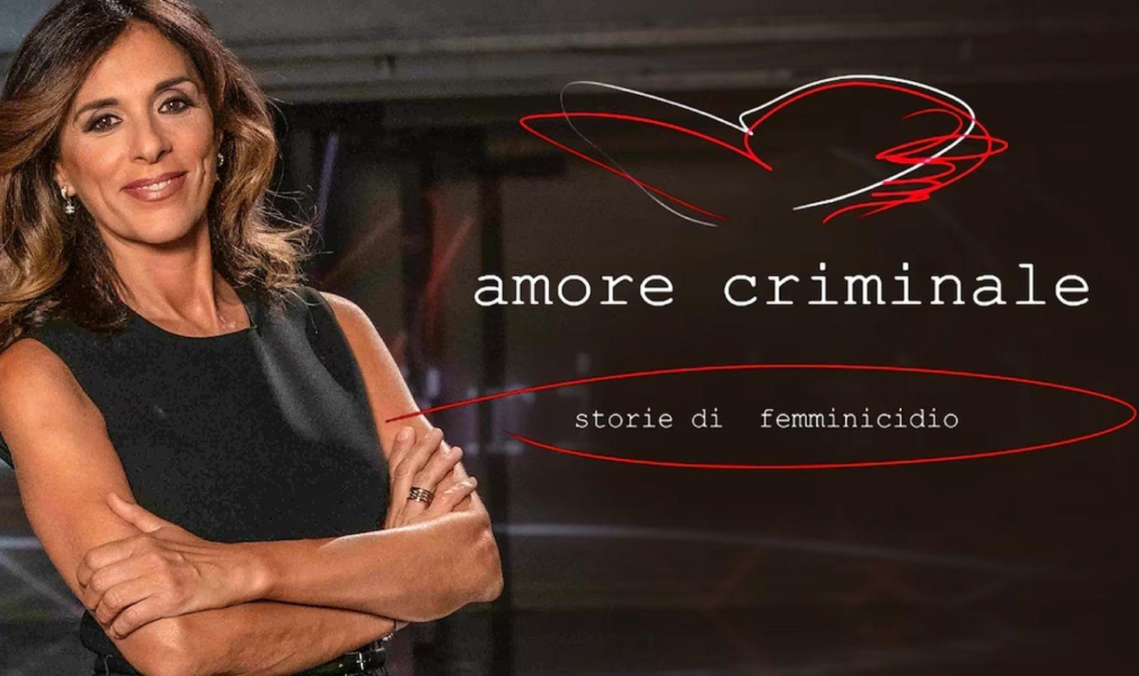 Locandina ufficiale programma Amore Criminale di Rai 3