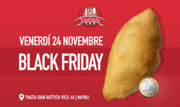 Fried Pizzas 1 euro in Naples for Black Friday 2023