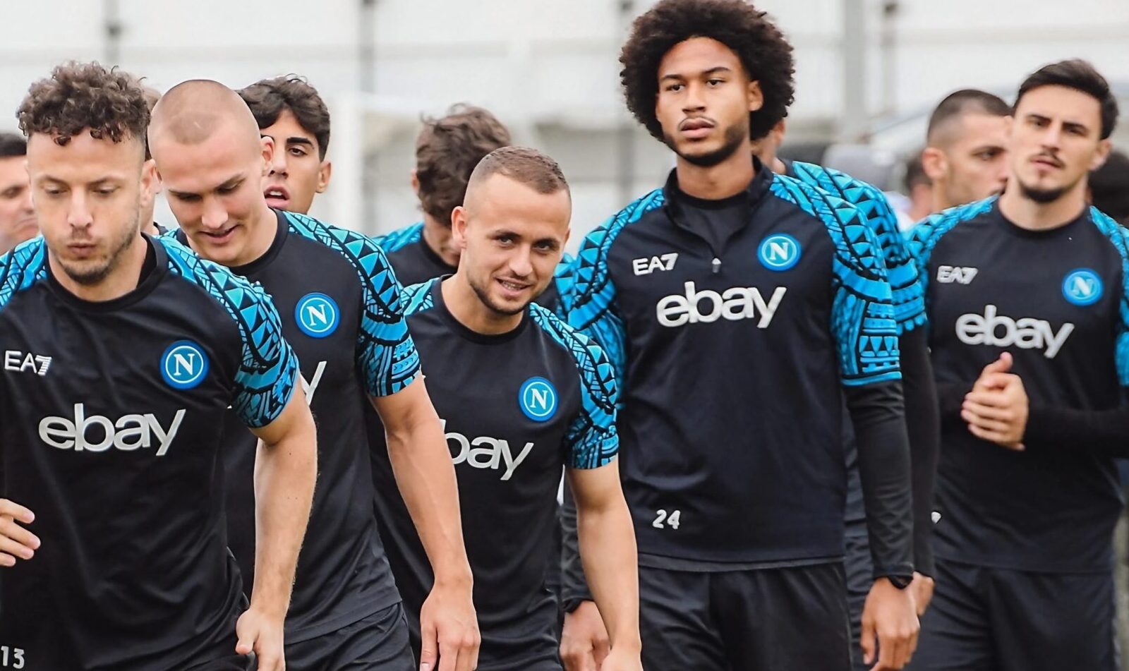 SSC Nápoles em treino