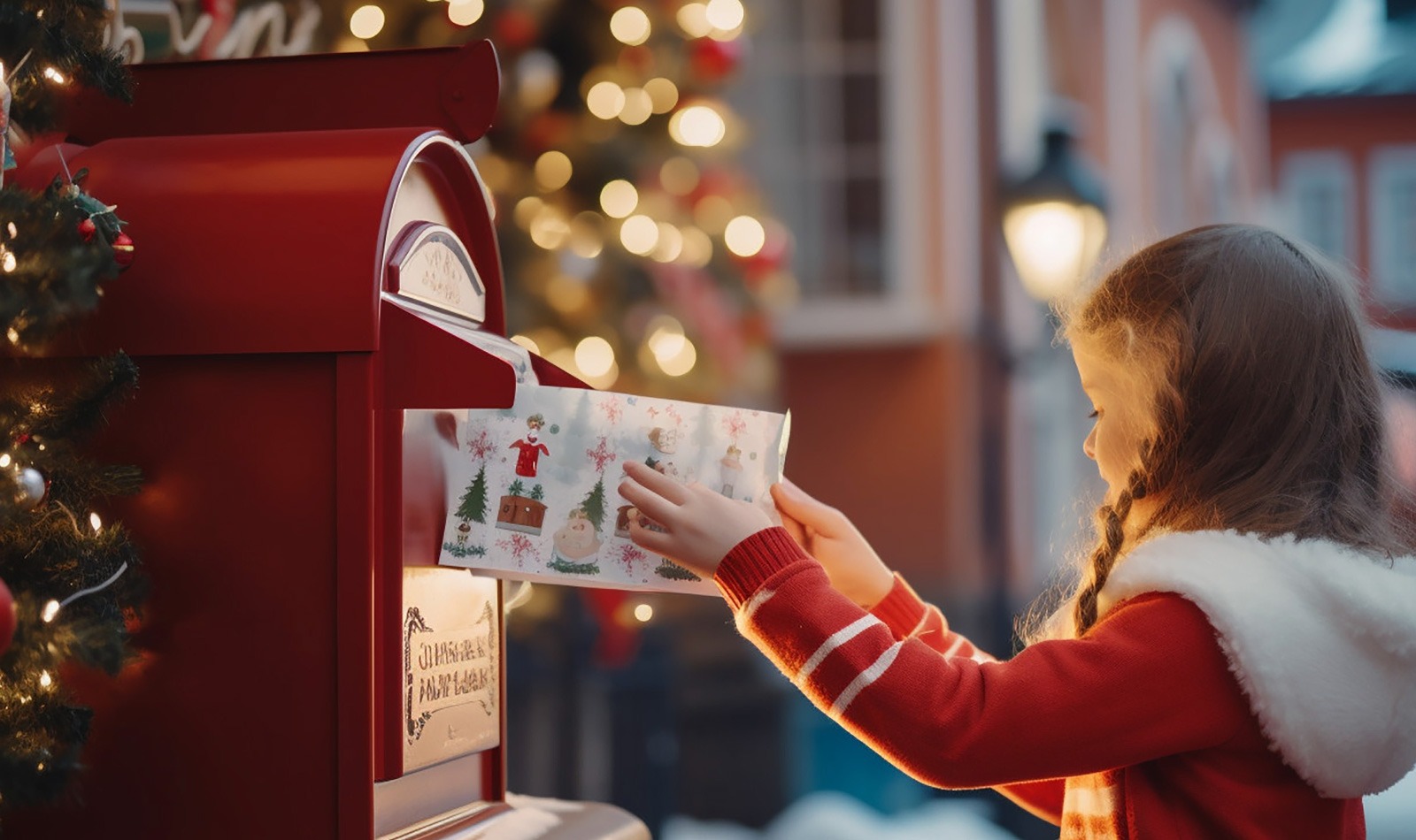 boîte aux lettres de Noël