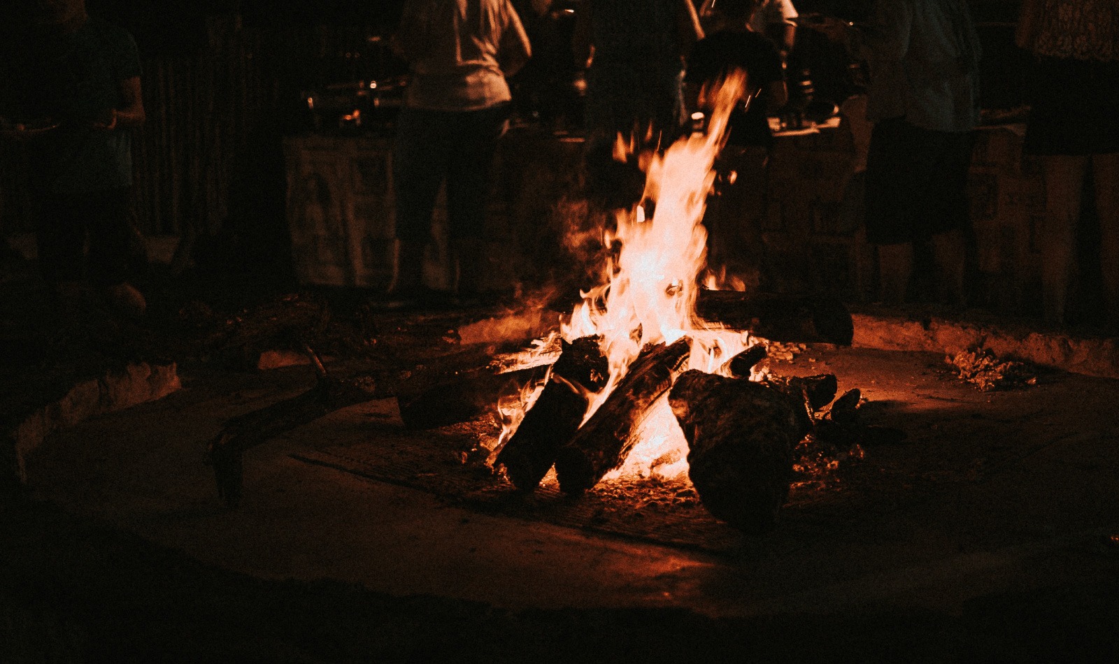 feu de joie de Noël