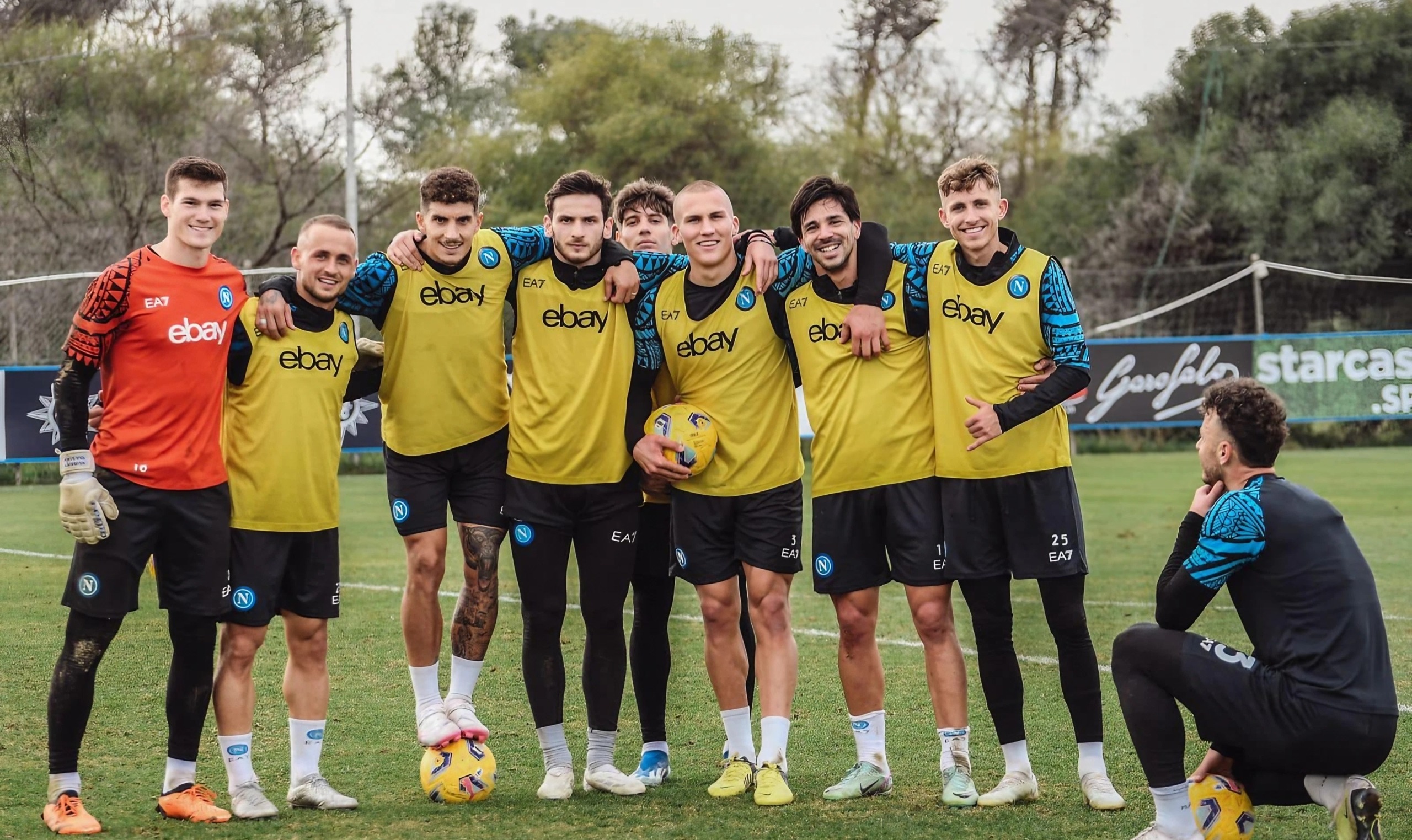 SSC Naples à l'entraînement