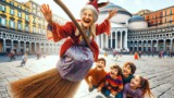 Nápoles, a Befana na Piazza del Plebiscito. Horário e programa