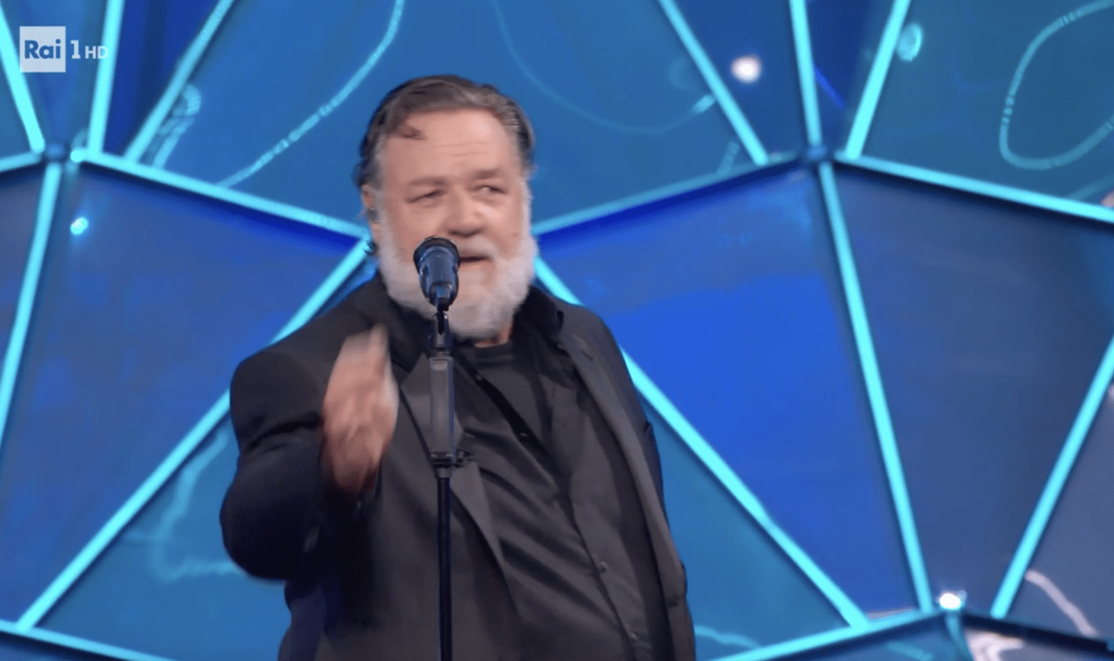 Russel Crowe in Sanremo 2024