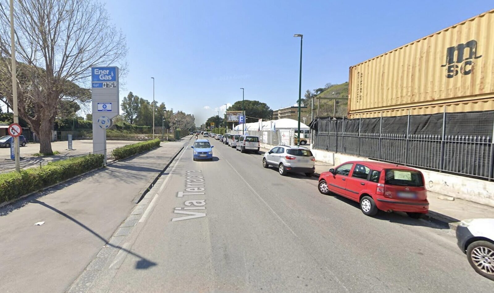 Via Terracina in Fuorigrotta Neapel