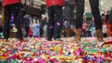 Carnival in San Giorgio a Cremano with parades and street artists