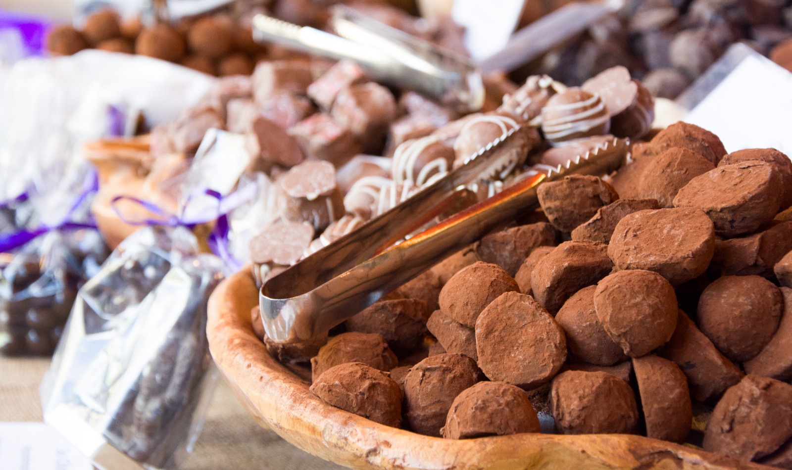 mercado de chocolates