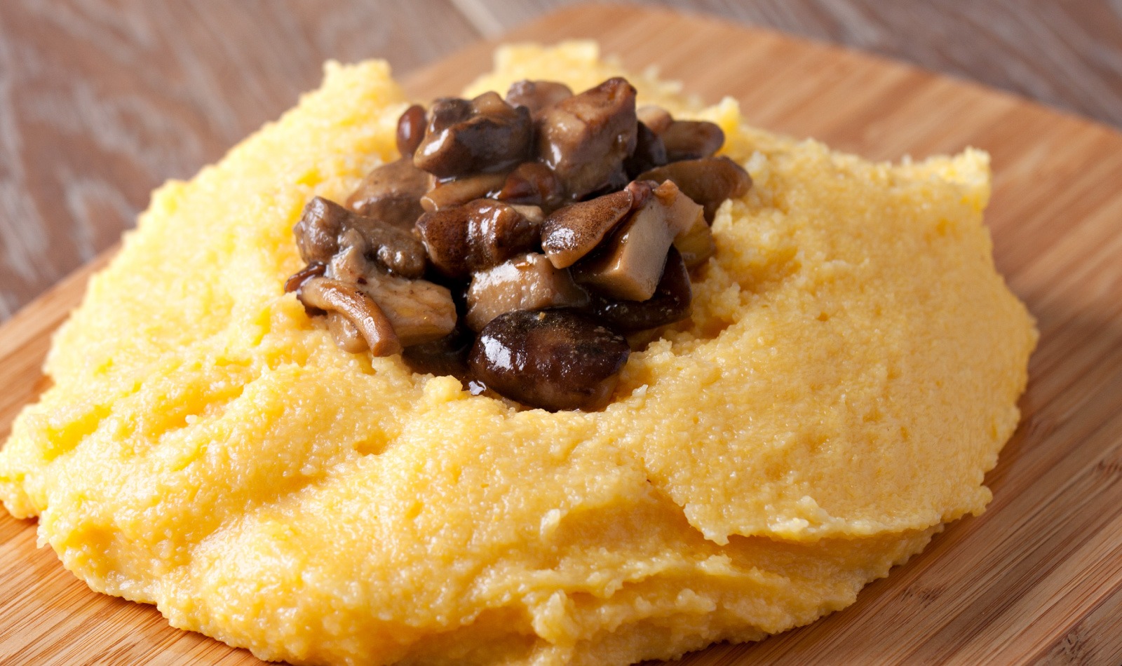 Polenta mit Pilzen