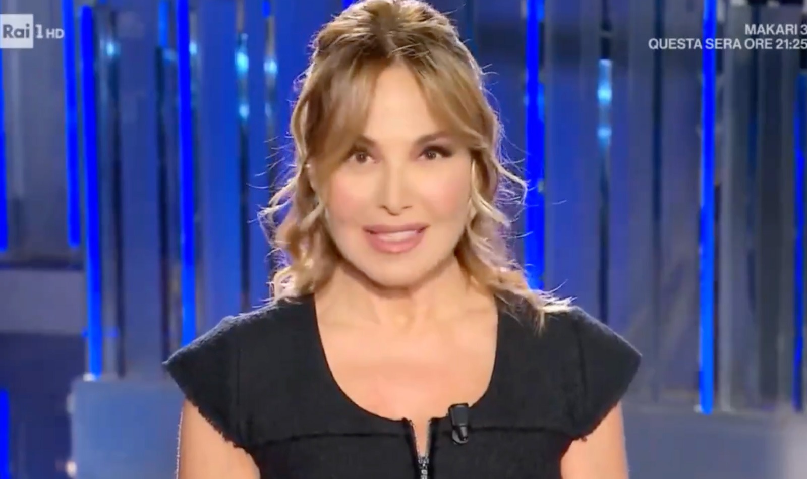 Barbara D'urso por Mara Venier na Rai 1