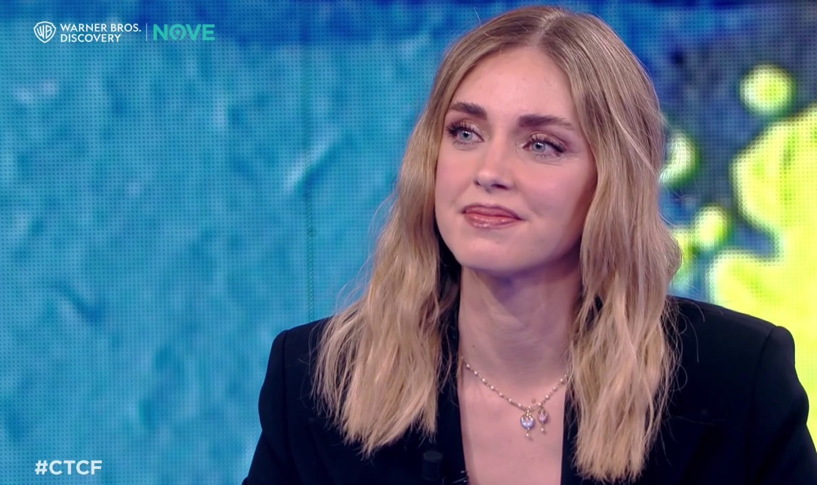 Chiara Ferragni at Che Tempo che fa