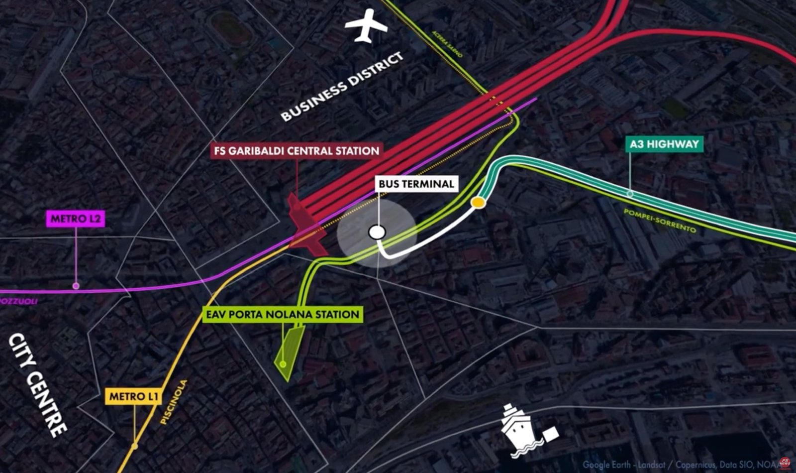 Projet de nouvelles zones urbaines Garibaldi