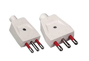 10 and 16 amp L-type electrical sockets