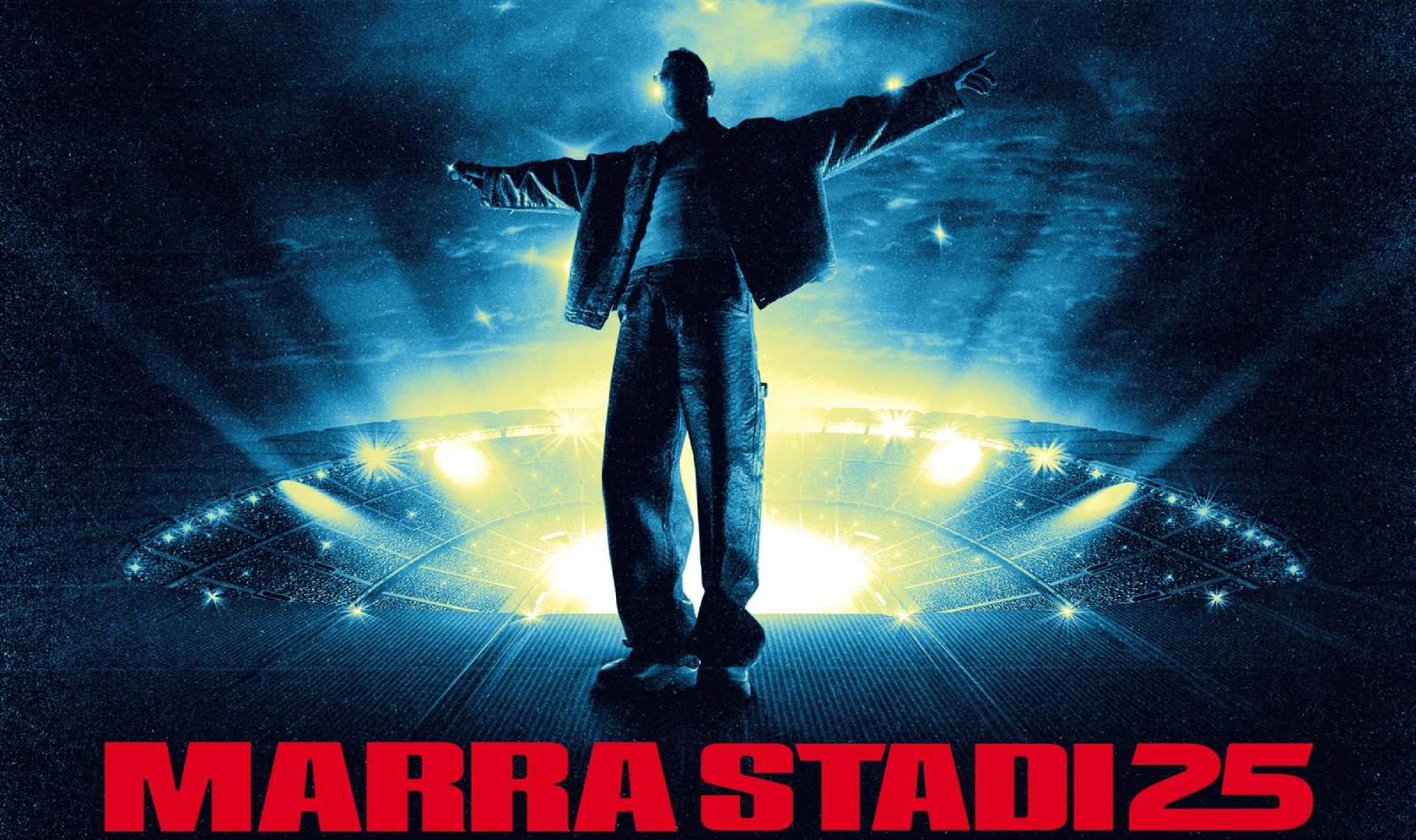 Marracash in concerto a Napoli allo Stadio Maradona
