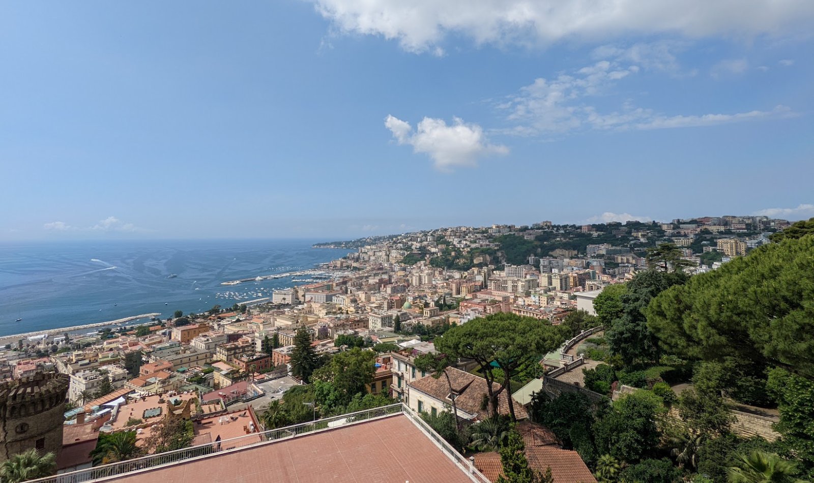 Naples vue d'en haut