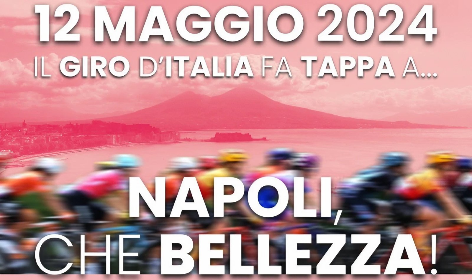 Neapel, Busse für den Giro di Italia 2024 am 12. Mai ausgesetzt