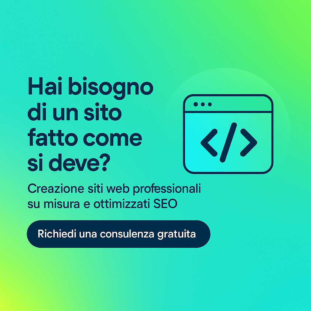 Banner pubblicitario - siti web professionali