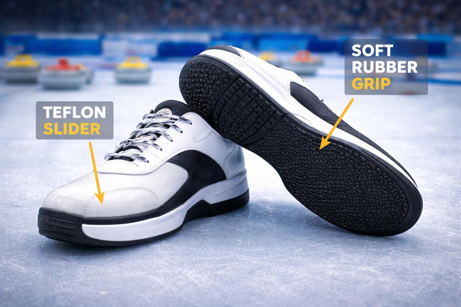 Come sono fatte le scarpe da Curling