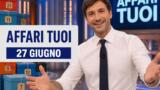 Affari Tuoi stasera 27 giugno, torna De Martino su Rai1