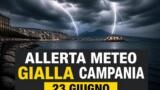 Allerta meteo gialla in Campania, temporali dalle 13 di oggi