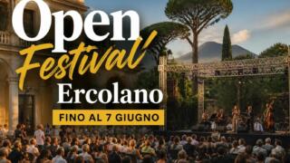 Open Festival Ercolano 2026: musica, cinema e spettacoli gratuiti fino al 7 giugno