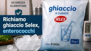 Selex richiama il ghiaccio a cubetti: lotto contaminato da enterococchi