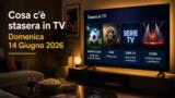 Cosa c’è stasera in TV — Domenica 14 giugno 2026: programmazione completa, film e serie