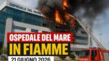 Ospedale del Mare in fiamme: evacuati i reparti, nessun ferito