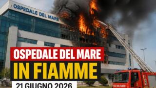 Ospedale del Mare in fiamme: evacuati i reparti, nessun ferito