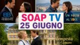 Tutte le soap in tv oggi 25 giugno trame