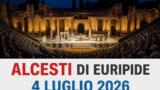 Alcesti di Euripide a Pompei: la tragedia greca al Teatro Grande con Filippo Dini e Paolo Fresu