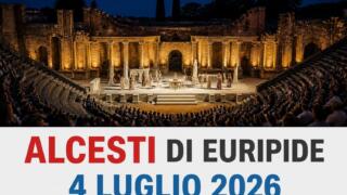 Alcesti di Euripide a Pompei: la tragedia greca al Teatro Grande con Filippo Dini e Paolo Fresu