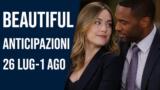 Beautiful, anticipazioni dal 26 luglio al 1° agosto 2026: Hope e Carter mantengono segreta la relazione