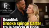 Beautiful: Brooke spinge Carter tra le braccia di Hope
