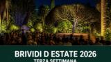 Brividi d’Estate 2026, terza settimana al Real Orto Botanico: il programma dell’8 al 12 luglio