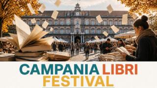 Campania Libri Festival 2026: dal 1° al 4 ottobre libri e autori a Palazzo Reale