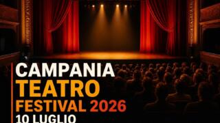 Campania Teatro Festival 2026: otto appuntamenti il 10 luglio tra prosa, danza e prime assolute