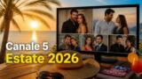 Canale 5 palinsesto estate 2026: soap e intrattenimento