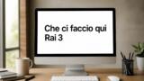 Che ci faccio qui stasera su Rai 3 la puntata La forma perfetta