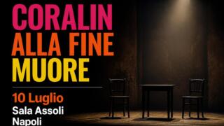“Coralin alla fine muore” al Campania Teatro Festival: thriller psicologico con Adriano Falivene in Sala Assoli