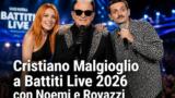 Cristiano Malgioglio a Battiti Live 2026 con Noemi e Rovazzi