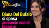 Diana Del Bufalo si sposa annuncio social bizzarro
