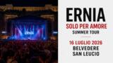 Ernia in concerto a Caserta domani 16 luglio: Solo Per Amore Summer Tour al Belvedere di San Leucio