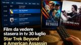 Film da vedere stasera in tv 30 luglio: Star Trek Beyond e American Assassin